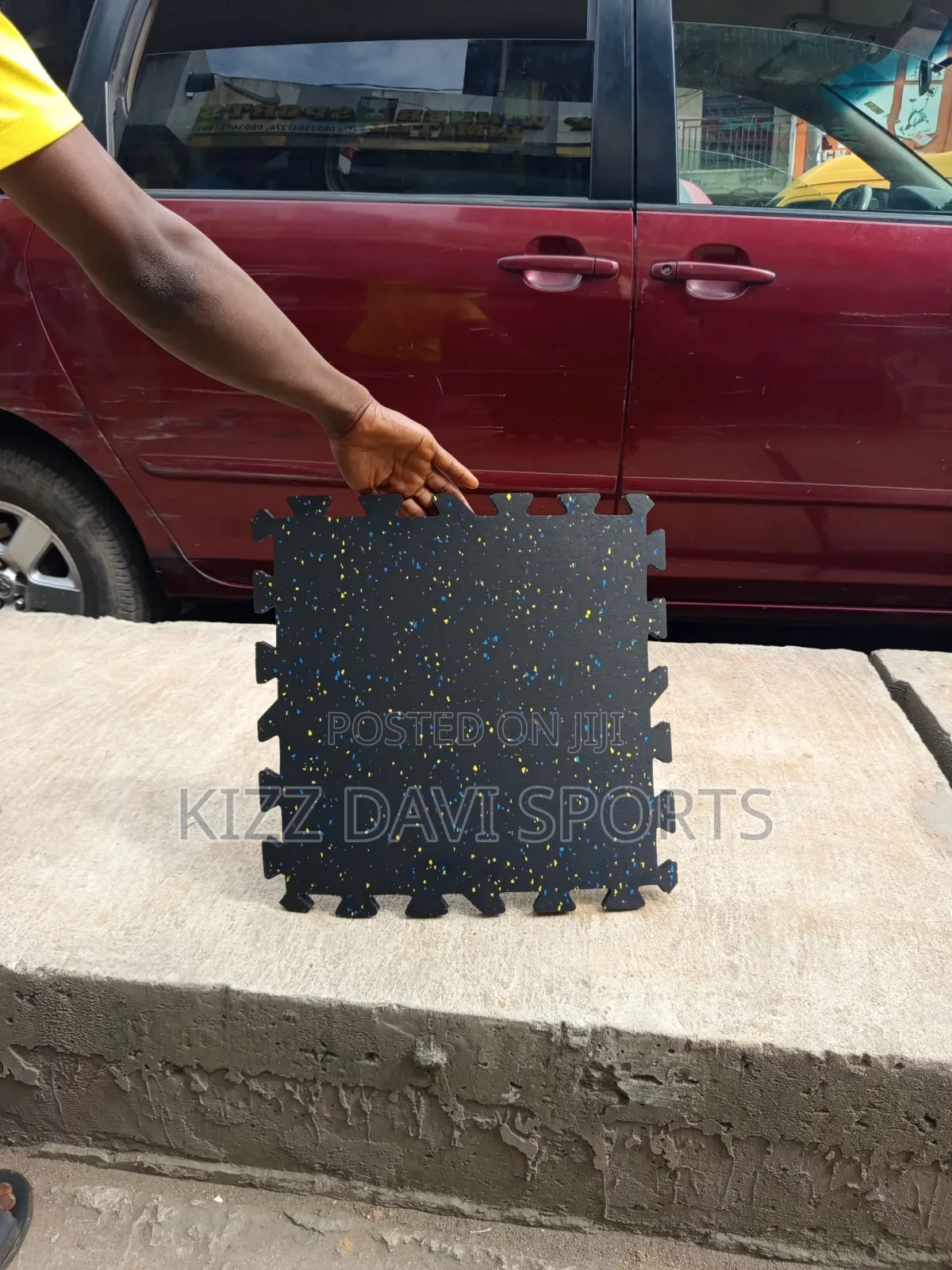 Heavy-Duty 15–20 Mm Rubber Interlocking R Gym Mat