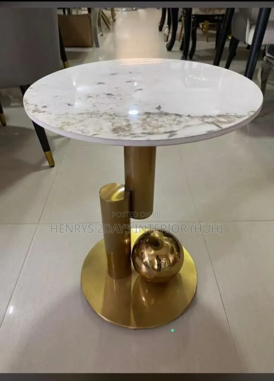 Side Stools Big Size and Small Marble Top