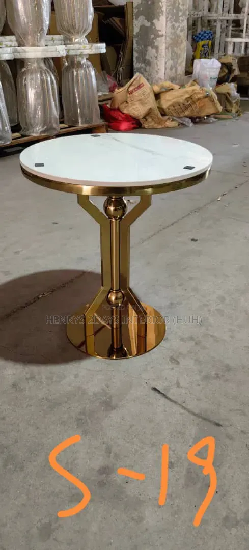 Side Stools Big Size and Small Marble Top