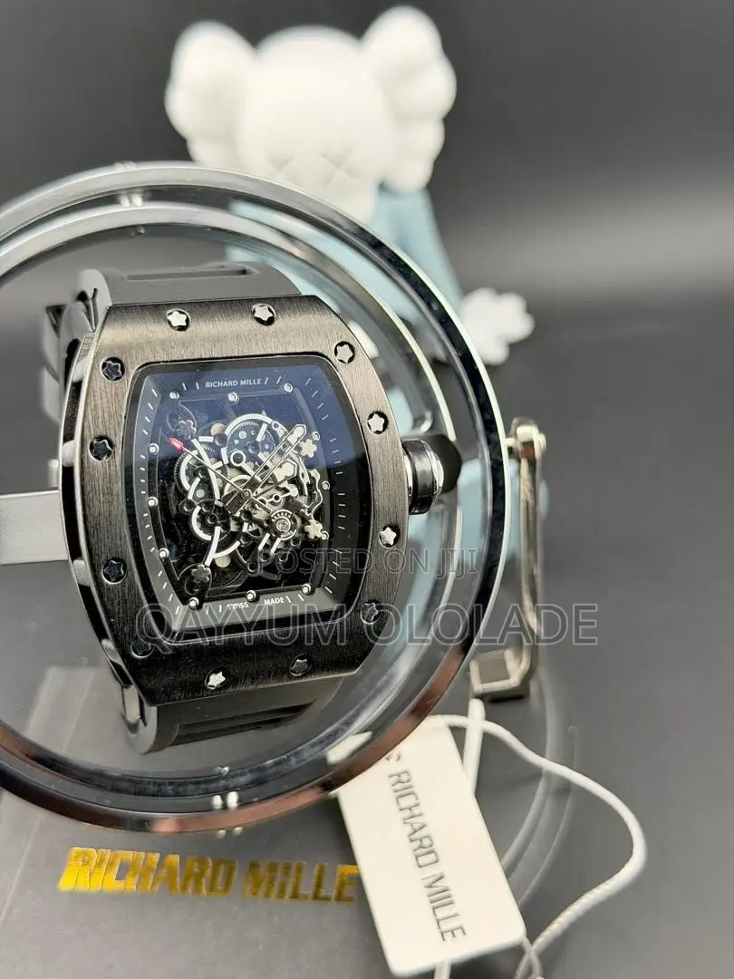 Richard Mille RM-Style Luxury Skeleton Automatic Wristwatch –