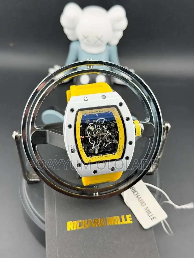 Richard Mille RM-Style Luxury Skeleton Automatic Wristwatch –