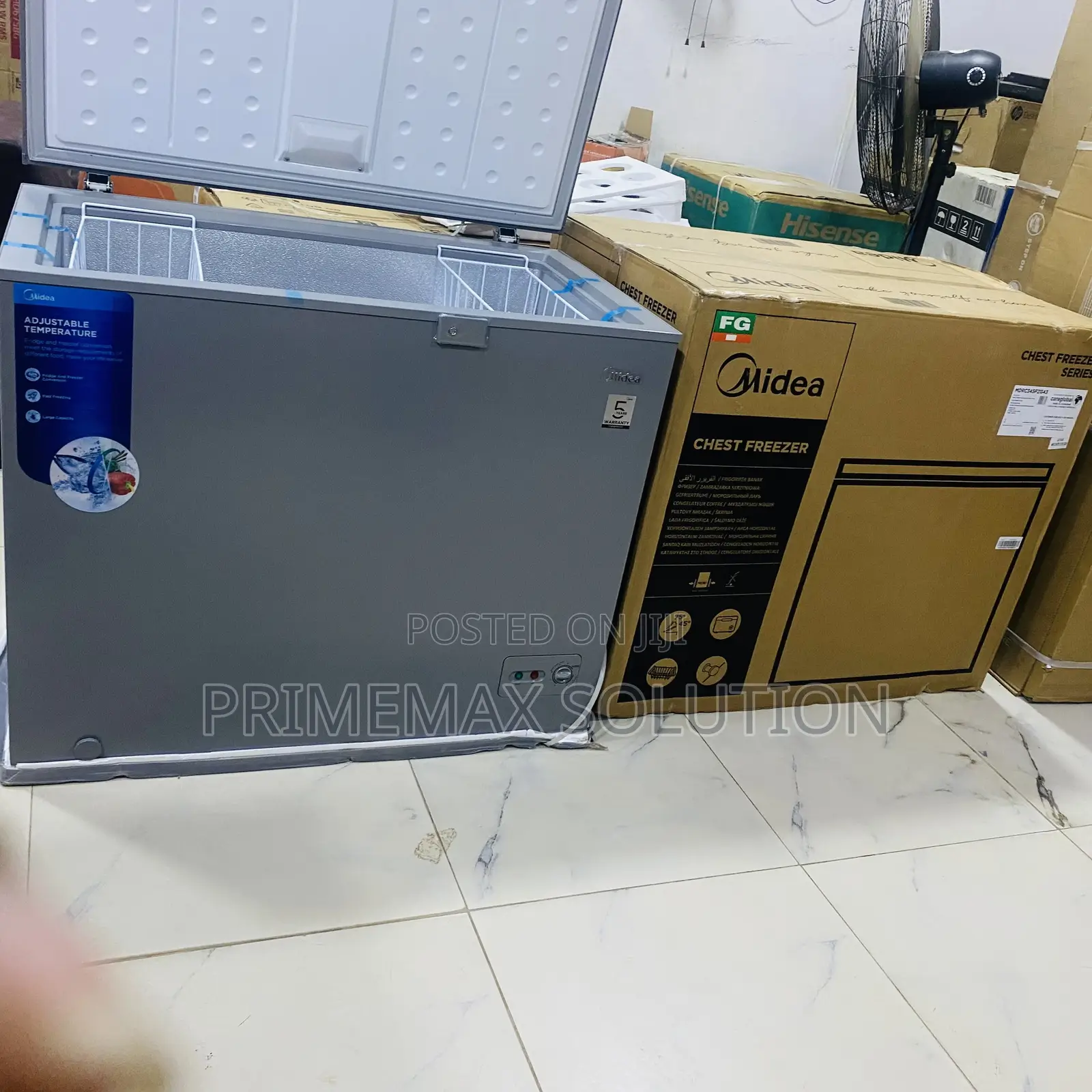 Reliable Cold Storage: Midea 249L Deep Freezer With Lock