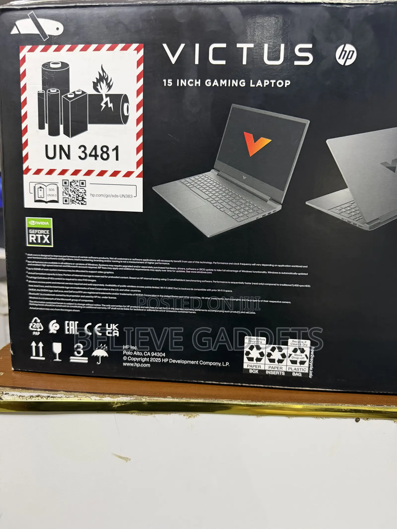 New Laptop HP Victus 15 16GB Intel Core i5 SSD 512GB