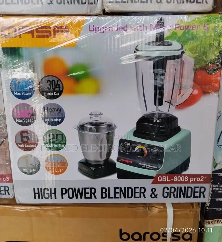 Brand New Qasa Pro 2 , Blender and Grinder