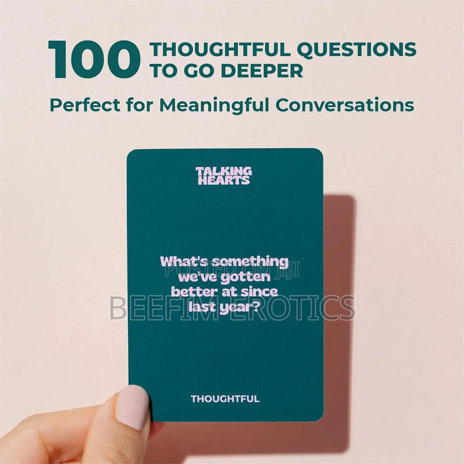 Talking Hearts Card Game for Couples Intimate Game for Connection