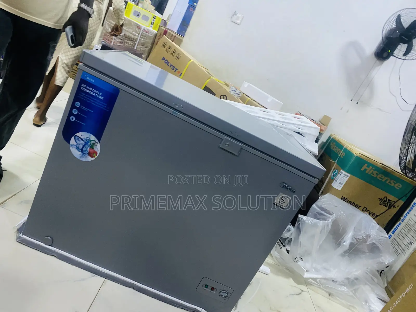 Midea 249L Chest Freezer – Low Noise, High Performance Cooling