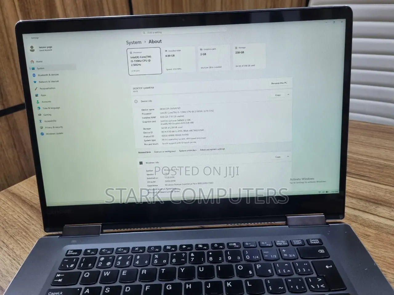 Laptop Lenovo Yoga 710 8GB Intel Core i5 SSD 256GB