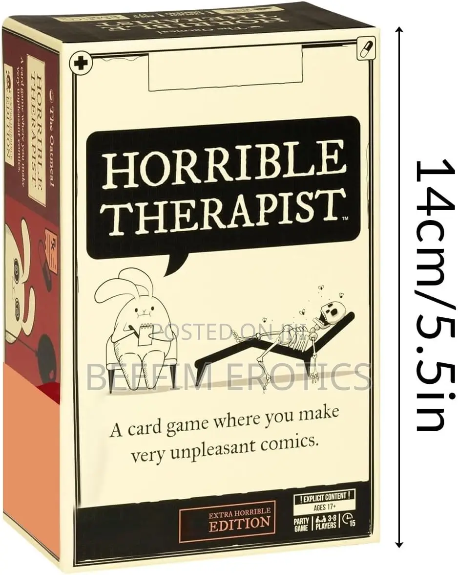 Horrible Therapist Card Game for Best Friends