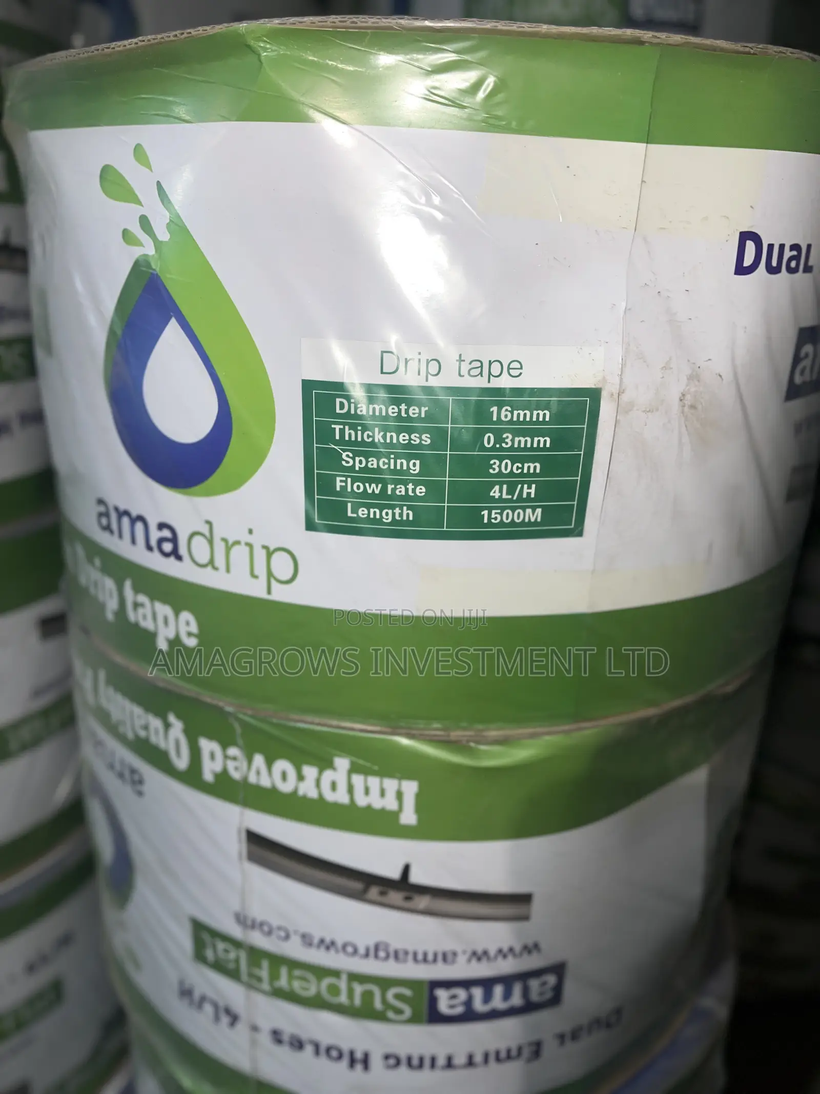 AmaSuperFlat Driptape 0.3mm Thickness, 30cm Spacing, 1500m