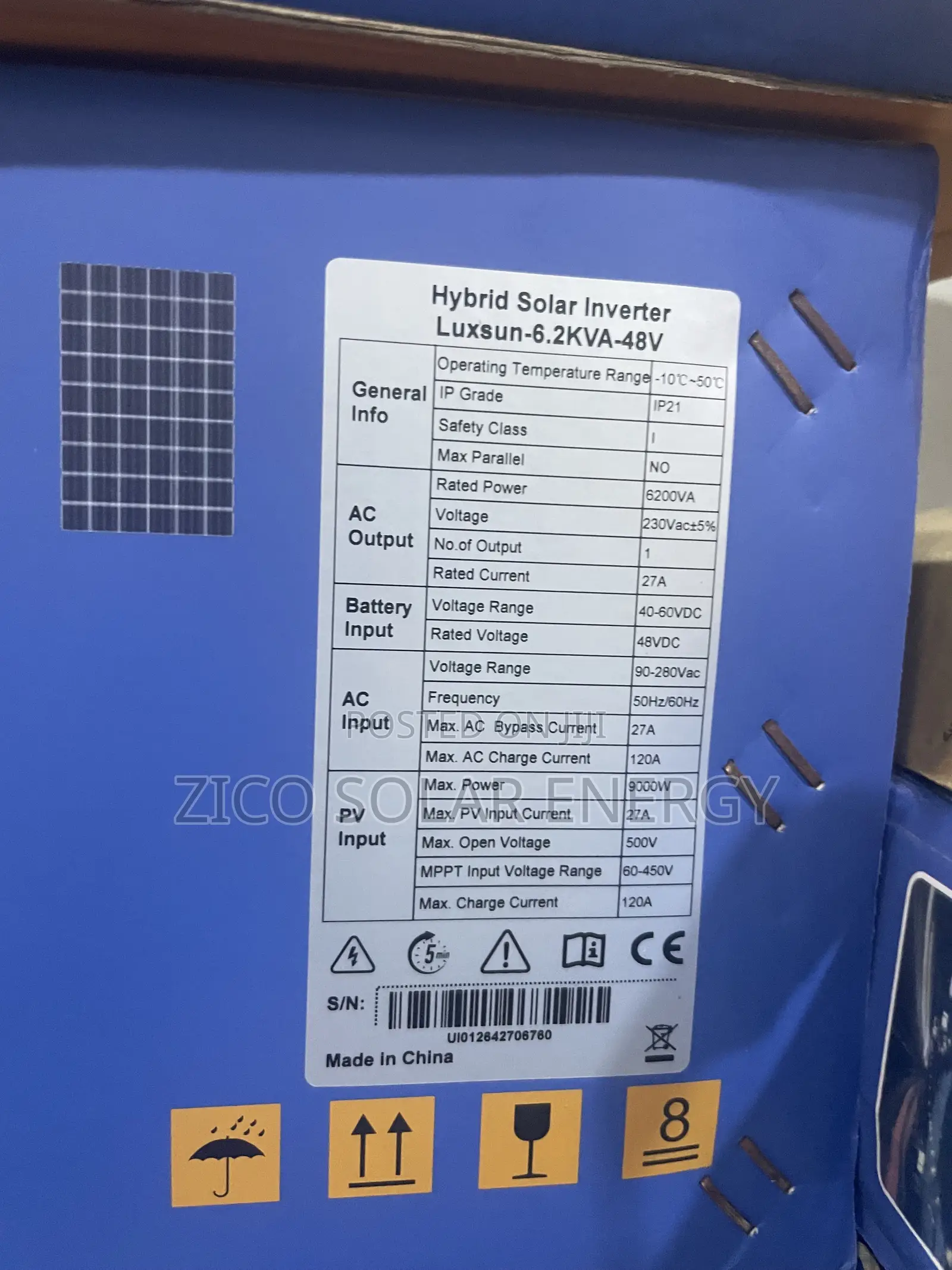 6.2kva Hybrid Inverter