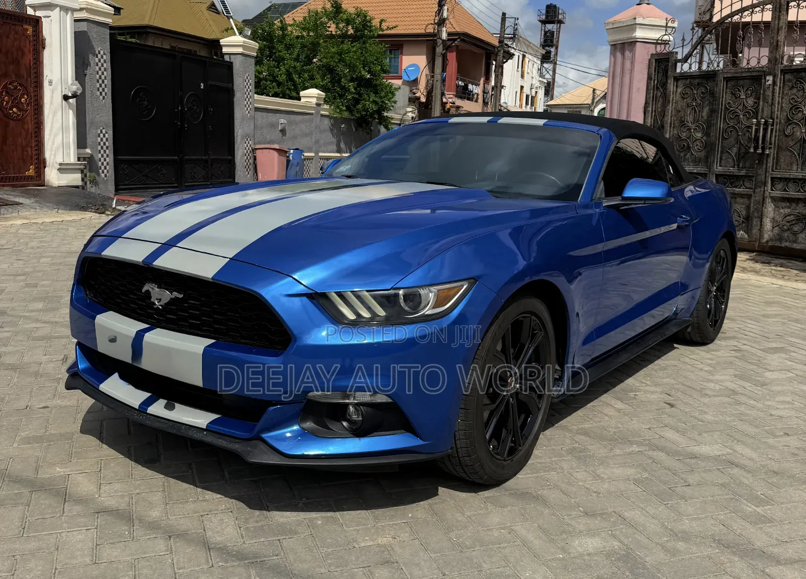 Ford Mustang V6 2dr Convertible (3.7L 6cyl 6M) 2015 Blue