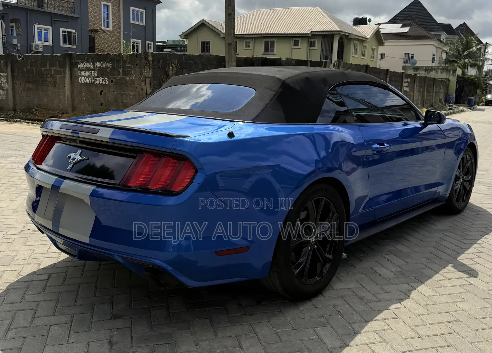 Ford Mustang V6 2dr Convertible (3.7L 6cyl 6M) 2015 Blue