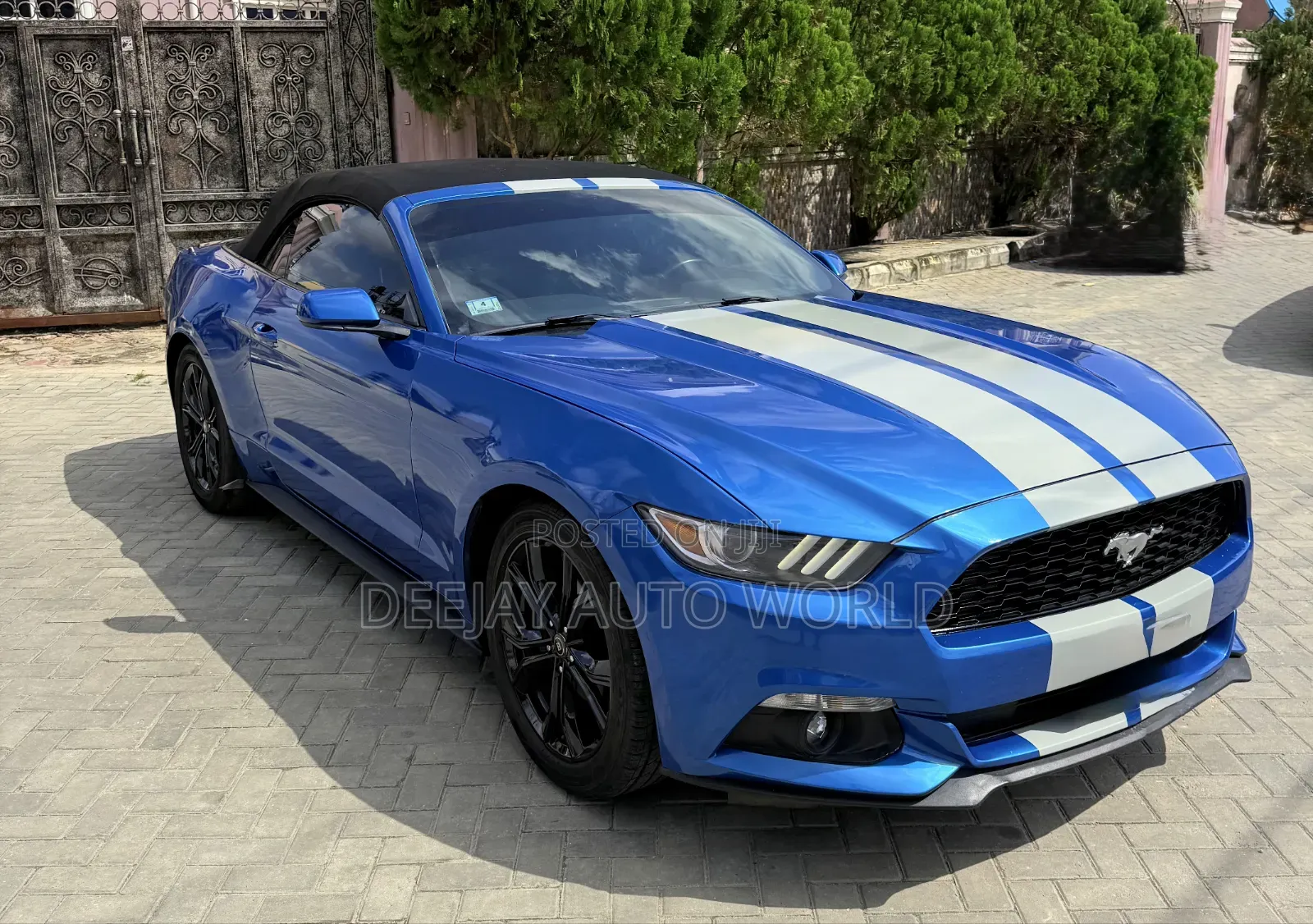 Ford Mustang V6 2dr Convertible (3.7L 6cyl 6M) 2015 Blue