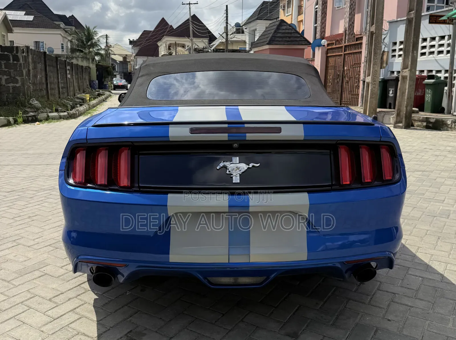 Ford Mustang V6 2dr Convertible (3.7L 6cyl 6M) 2015 Blue