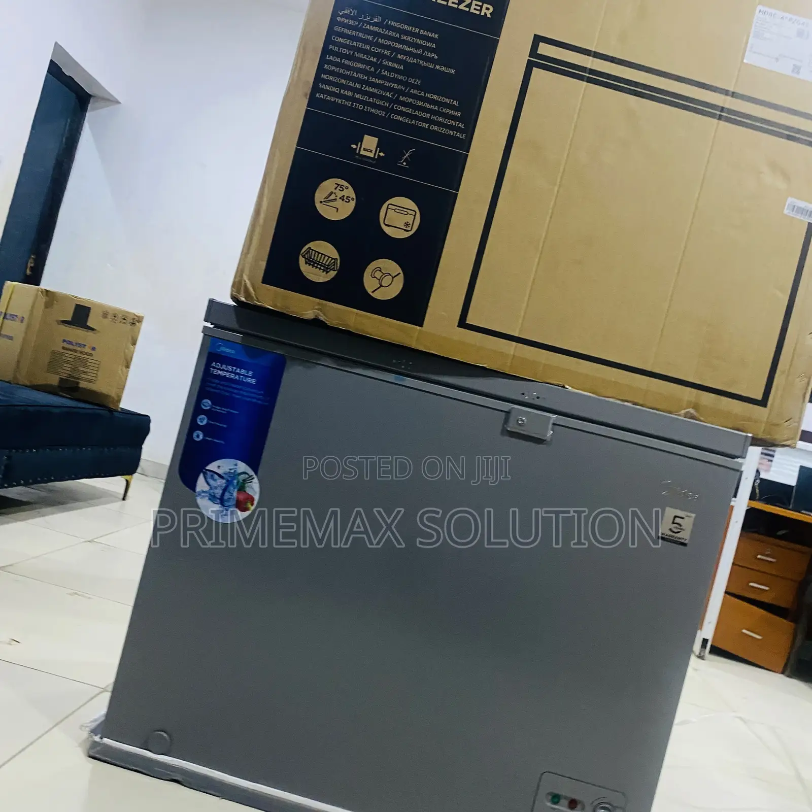 Midea 249L Chest Freezer – Built Tough With Wide Voltage Support