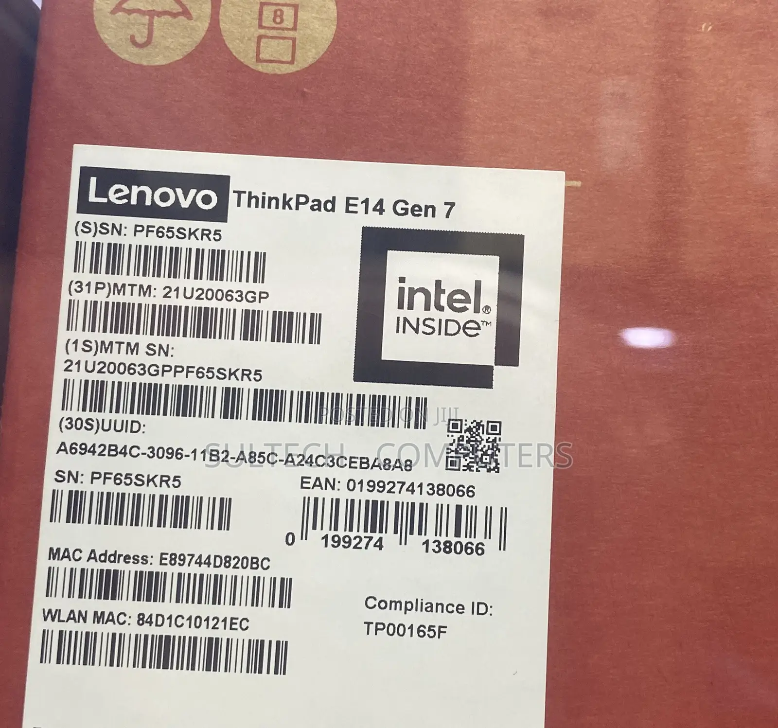 New Laptop Lenovo ThinkPad E14 Gen 6 16GB Intel Core Ultra 7 SSD 512GB