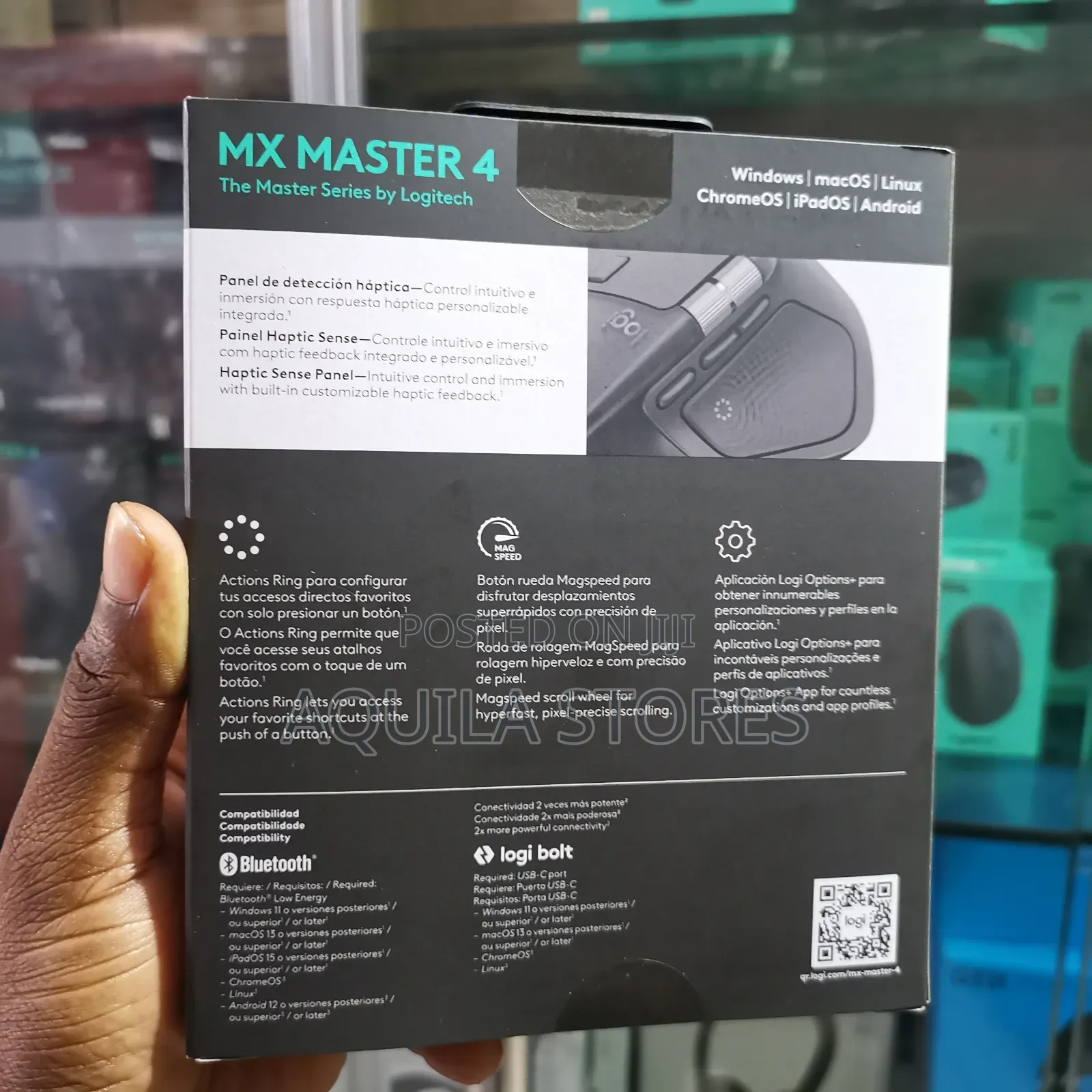 Logitech Mx Master 4 Wireless Mouse.