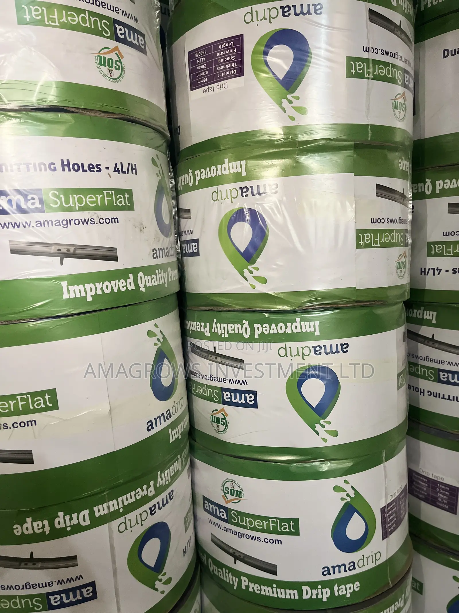 AmasuperFlat Drip Tapes 0.3mm Thickness 20cm Spacing 1500meter Long