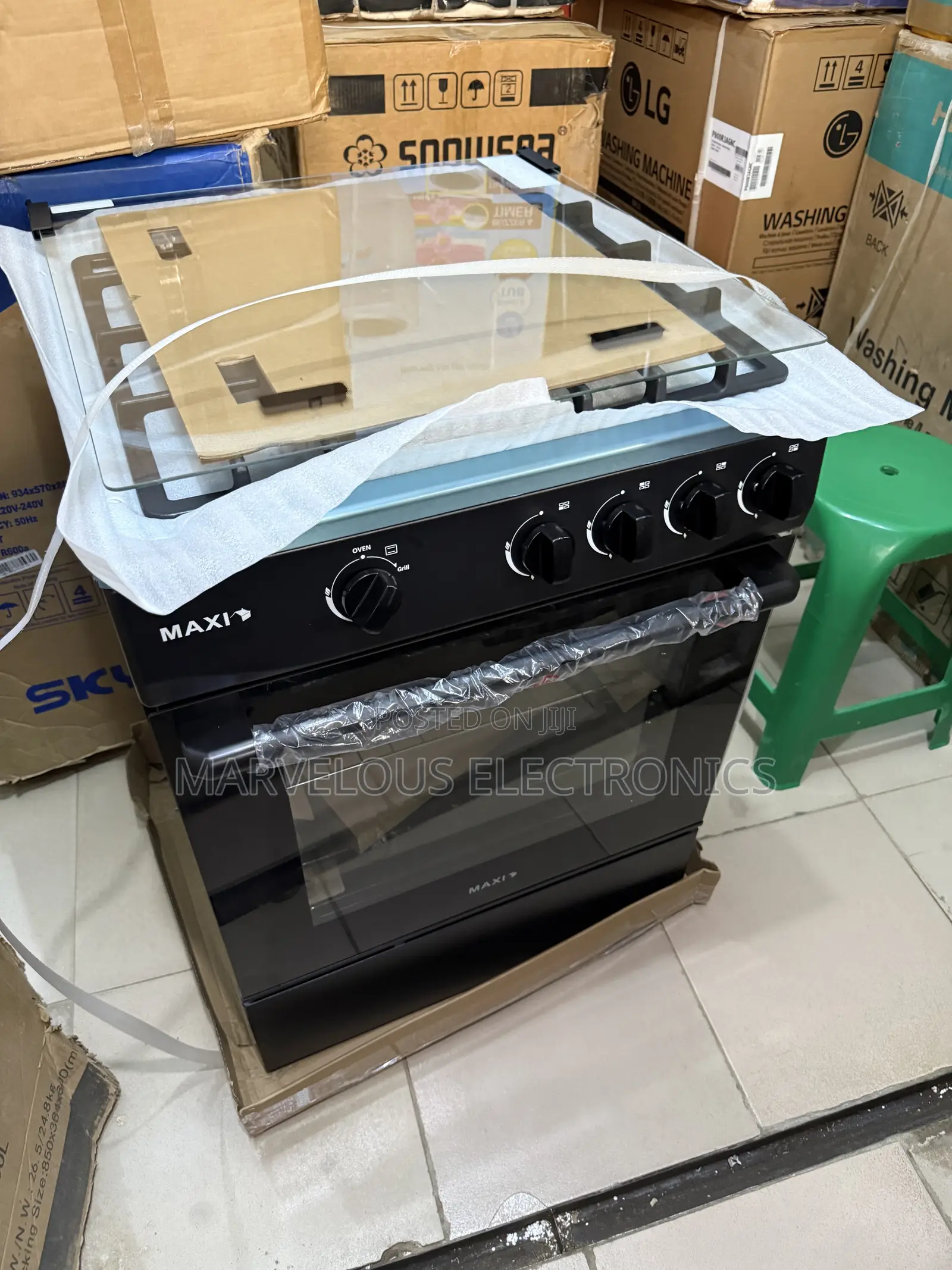 Brand New Maxi 60by60 Automatic 4 Face Standing Cooker Warranty Valid