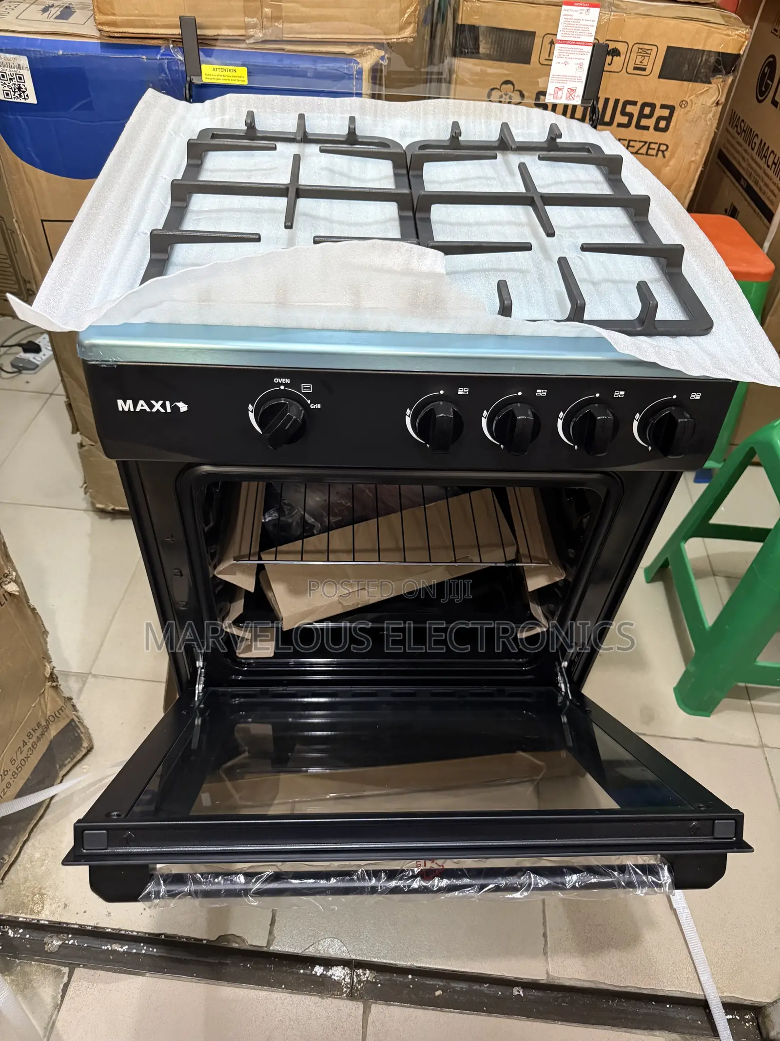 Brand New Maxi 60by60 Automatic 4 Face Standing Cooker Warranty Valid