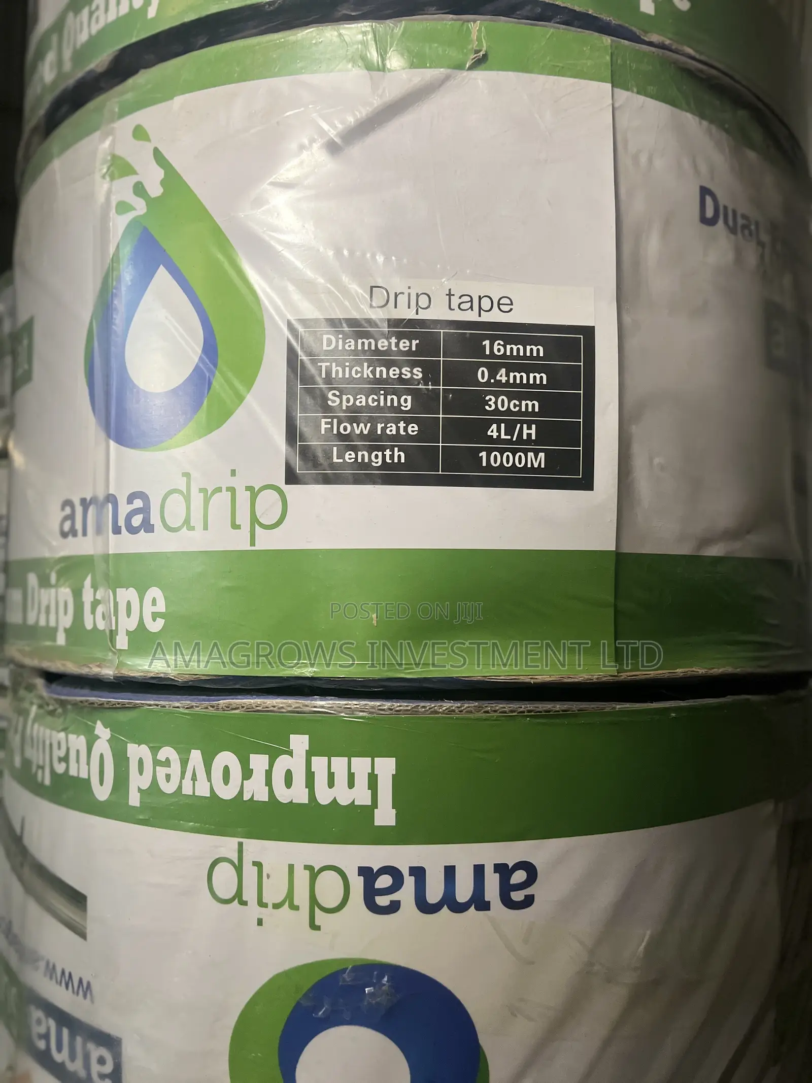 AmaSuperFlat Drip Tape 0.4mm Thickness 30cm Spacing 1000m Long