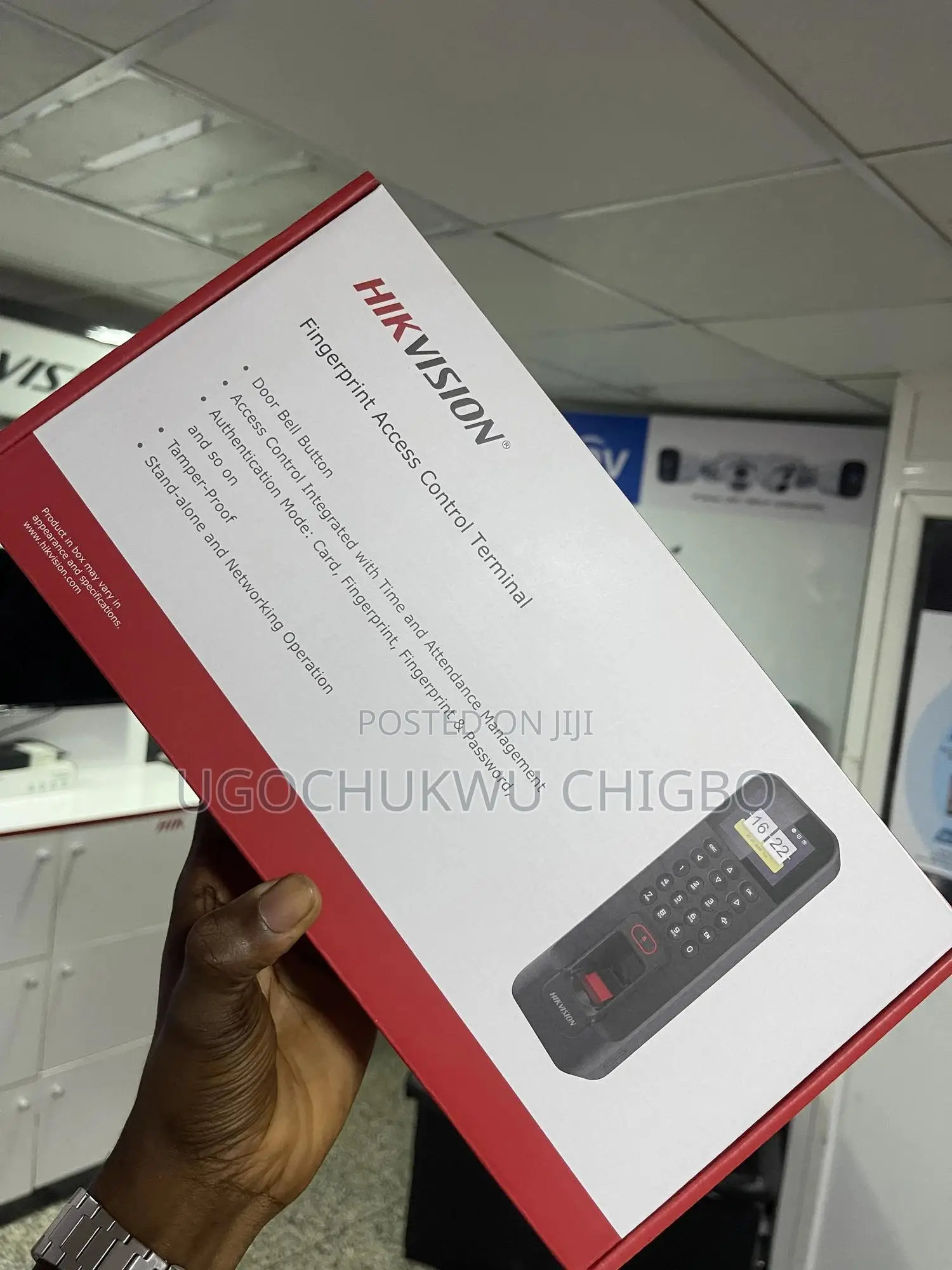 Hikvision Fingerprint Access Control Terminal DS-K1T804AMF