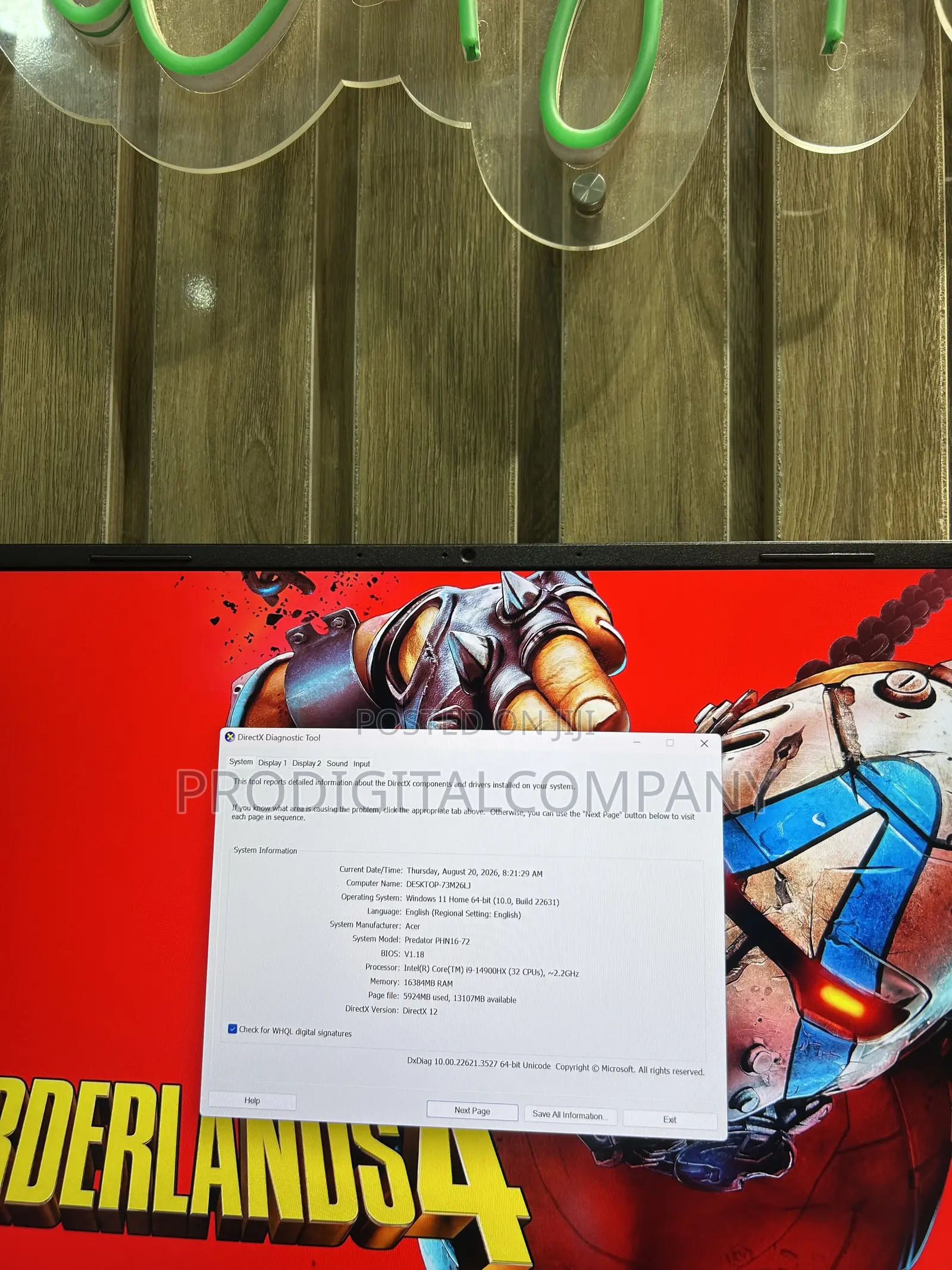 Laptop Acer Predator Helios Neo 16 16GB Intel Core i9 SSD 1T