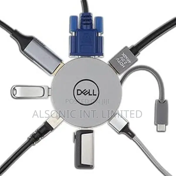 DELL 7-in-1 USB-C Multiport Adapter 2. Ports, 1 USB-C, 1 HDMI