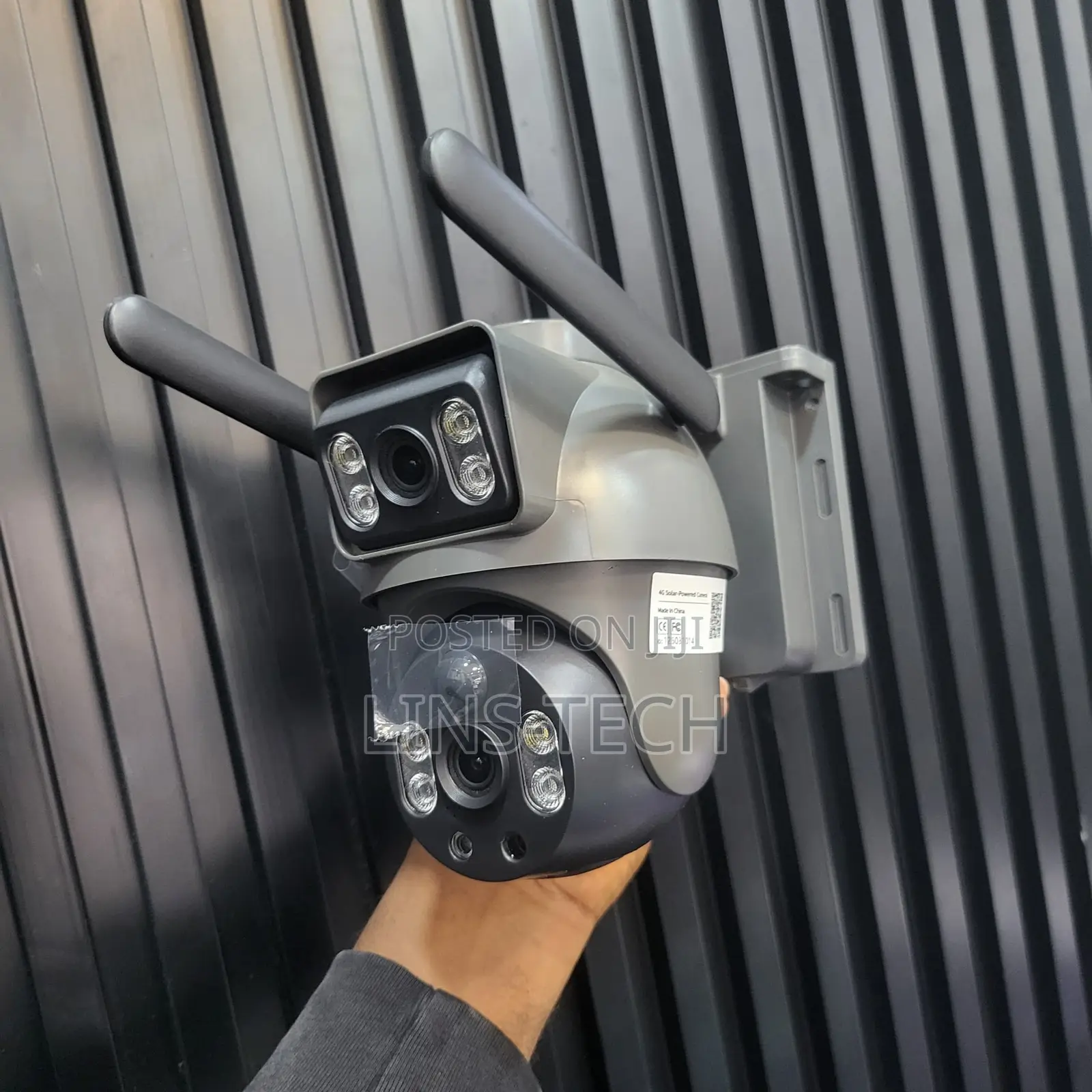 4G V380 Solar Dual Lens PTZ Camera