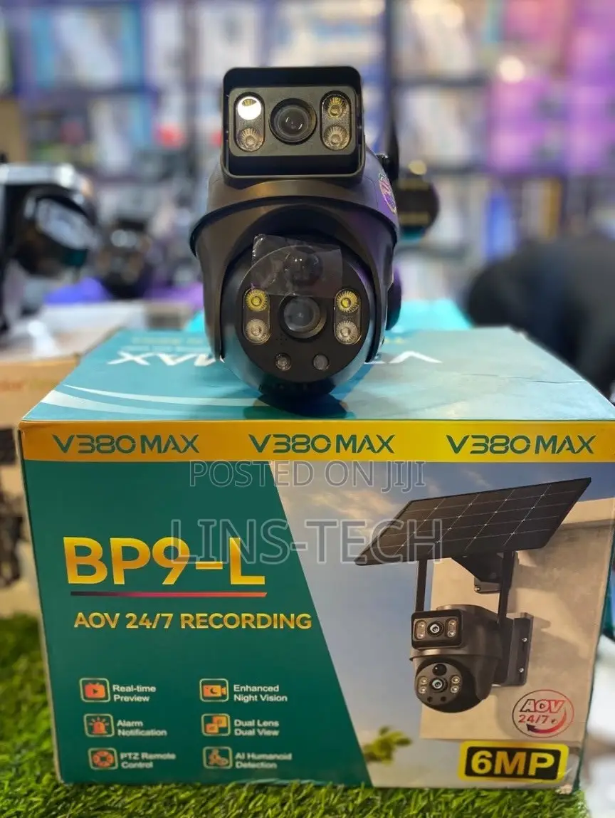 4G V380 Solar Dual Lens PTZ Camera