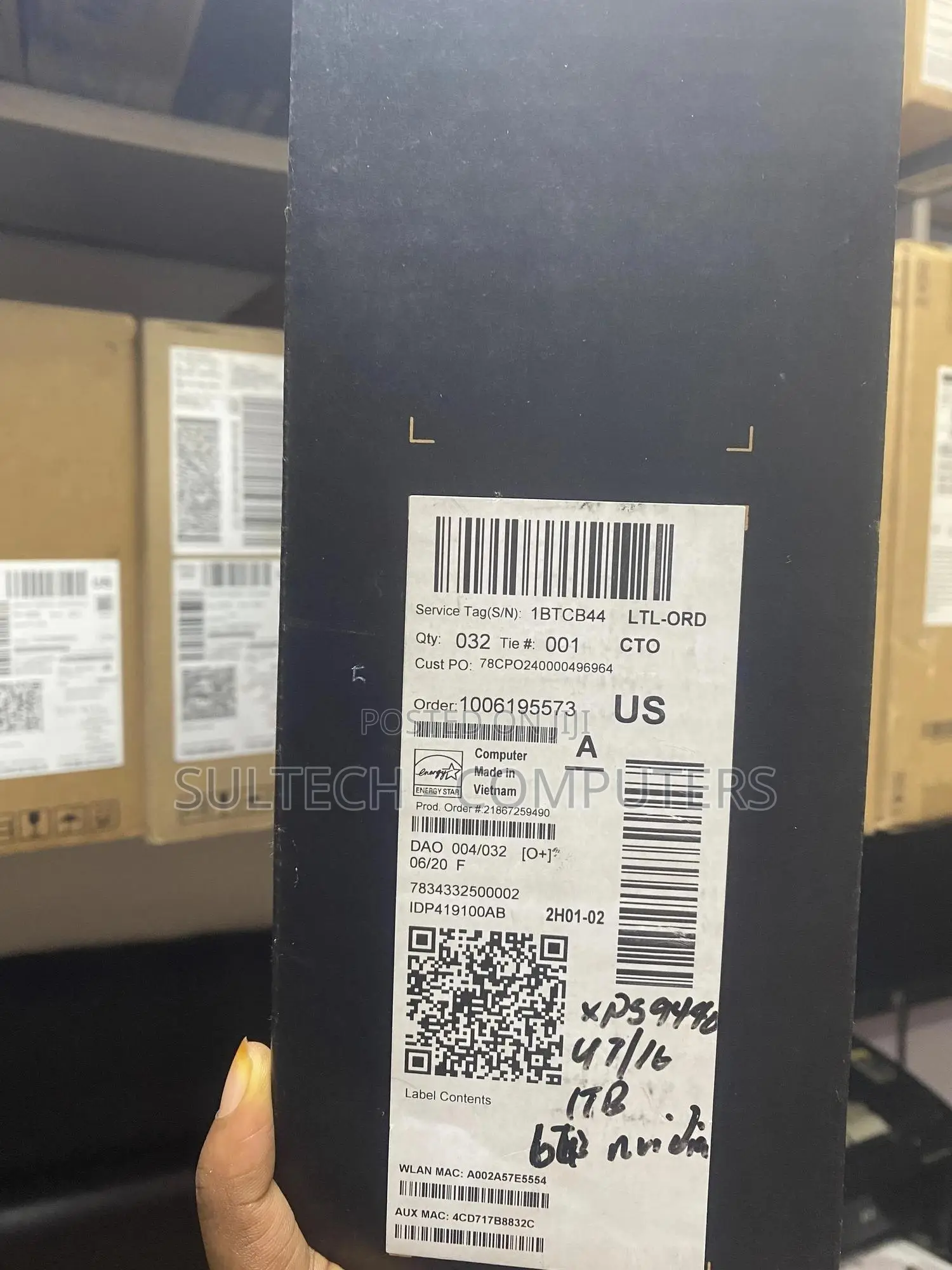 New Laptop Dell XPS 14 9440 16GB Intel Core Ultra 7 SSD 1T