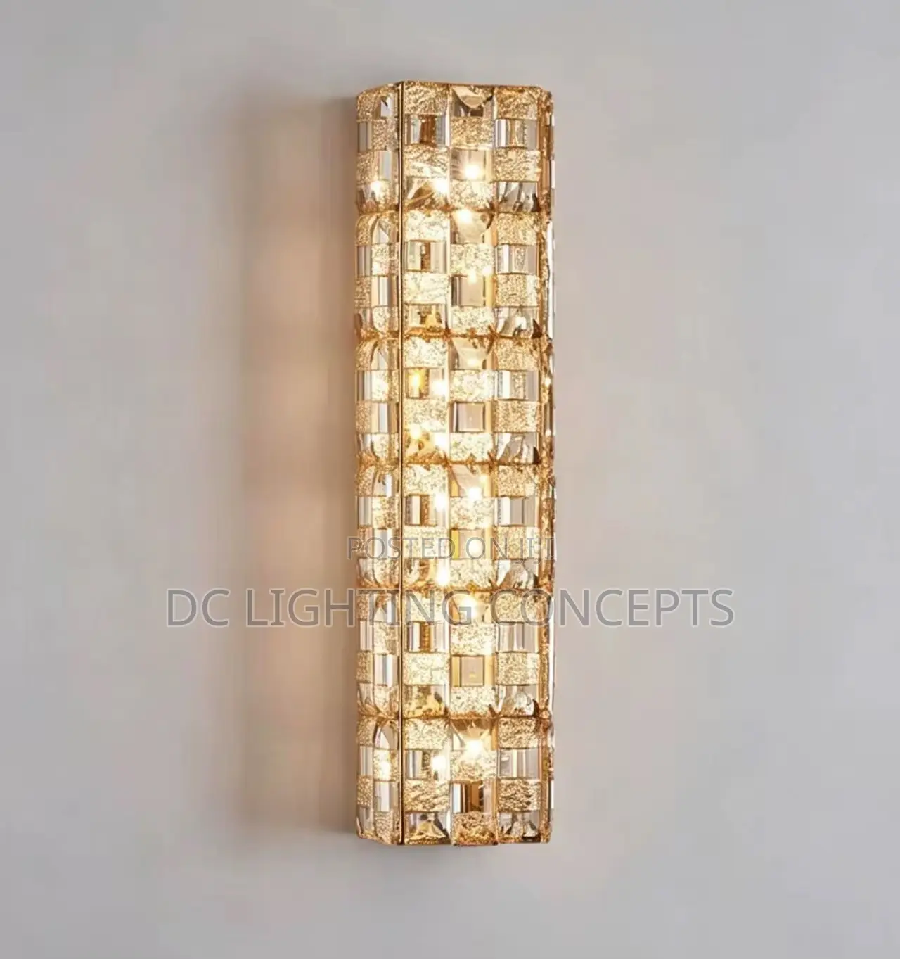 Nordic Luxury Crystal Led Wall Light for Living Room and Bedroom.