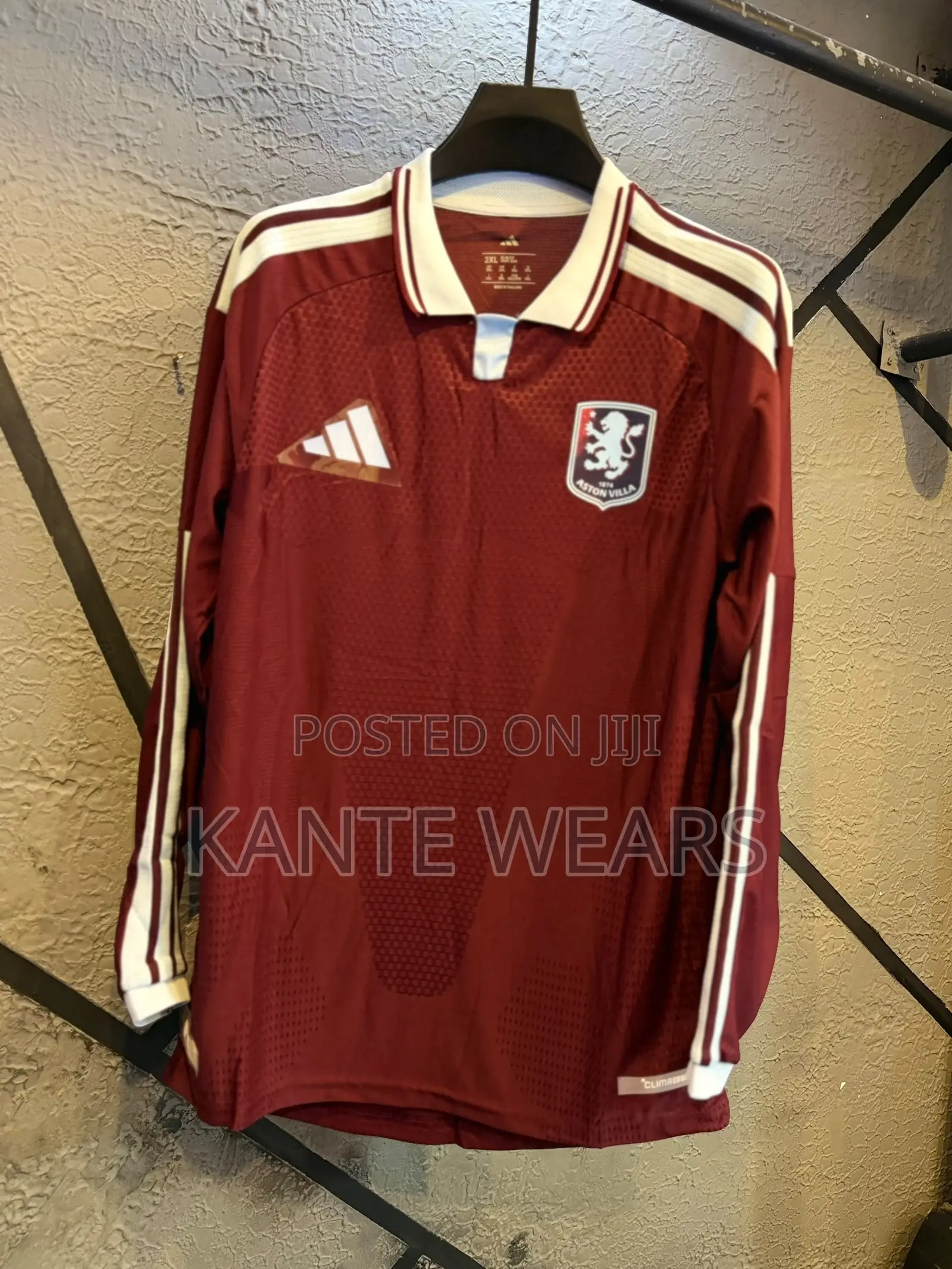 Aston Villa 2026/27 Latest Home Jersey - Long Sleeve Player Version