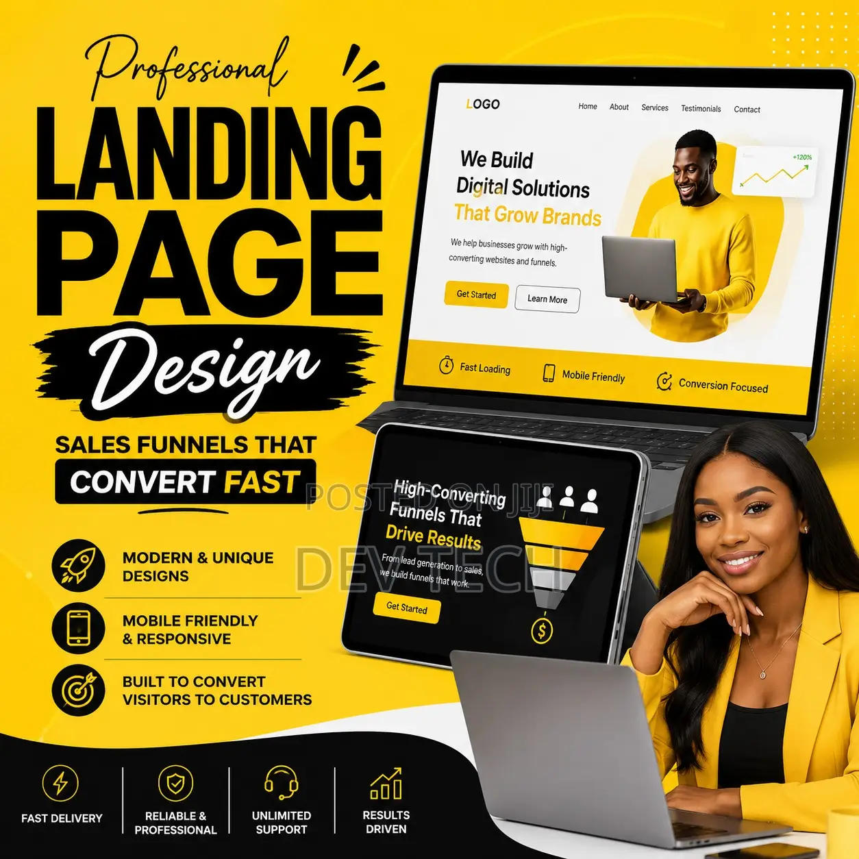 Professional Landing Page Design | Sales Funnels That Convert Fast