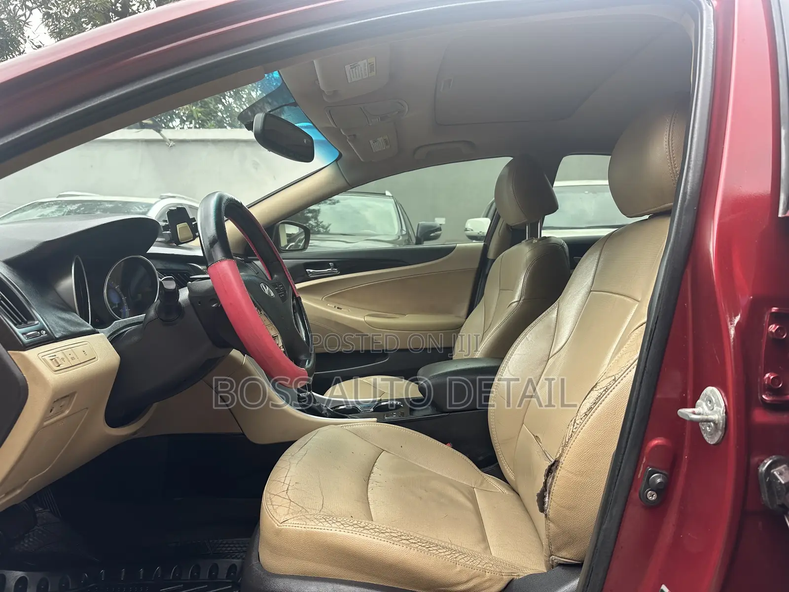 Hyundai Sonata Limited Sedan FWD (2.4L 4cyl 6A) 2011 Red