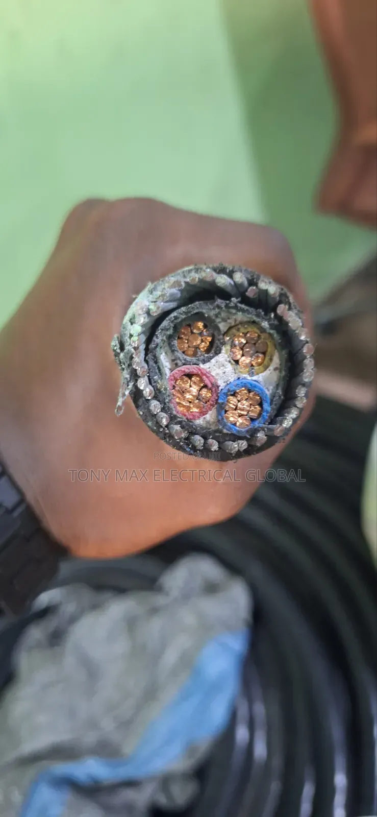 25mm 4core Armoured Cable Full Gauge