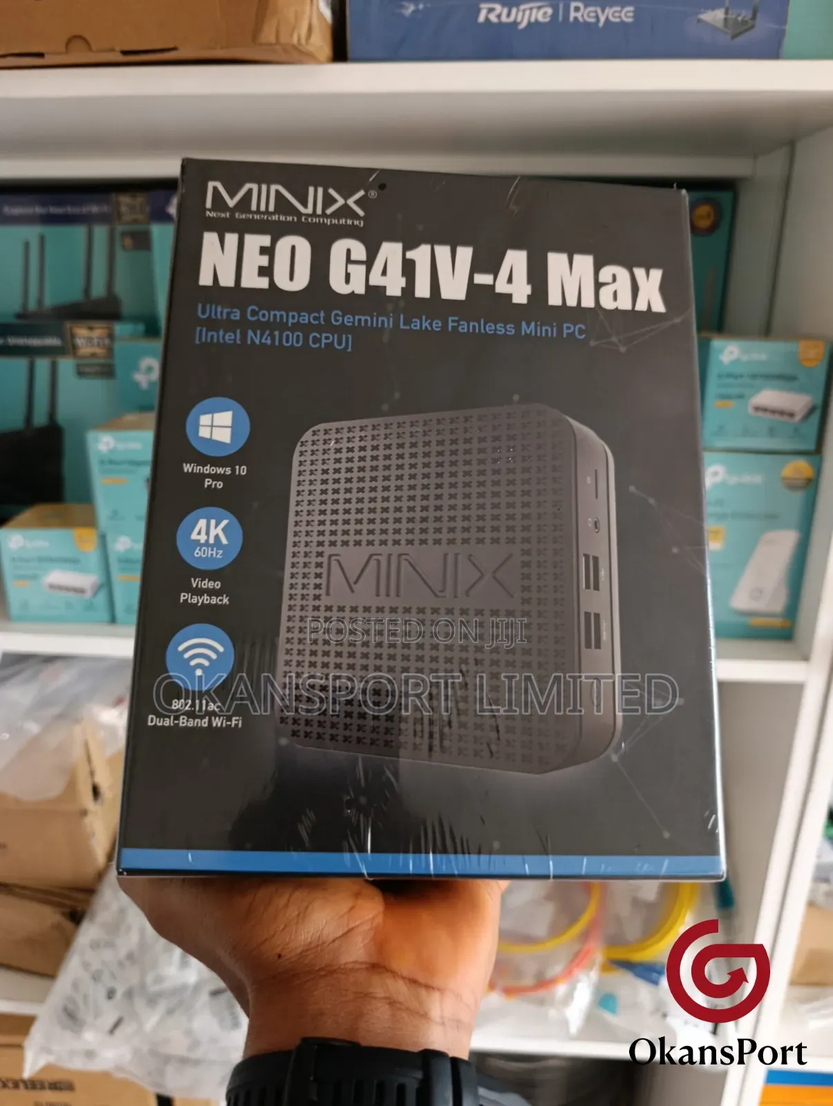 Minix Fanless Mini PC Neo Z83 G4 Z100 Z300 Windows Computer G41v-4 Max