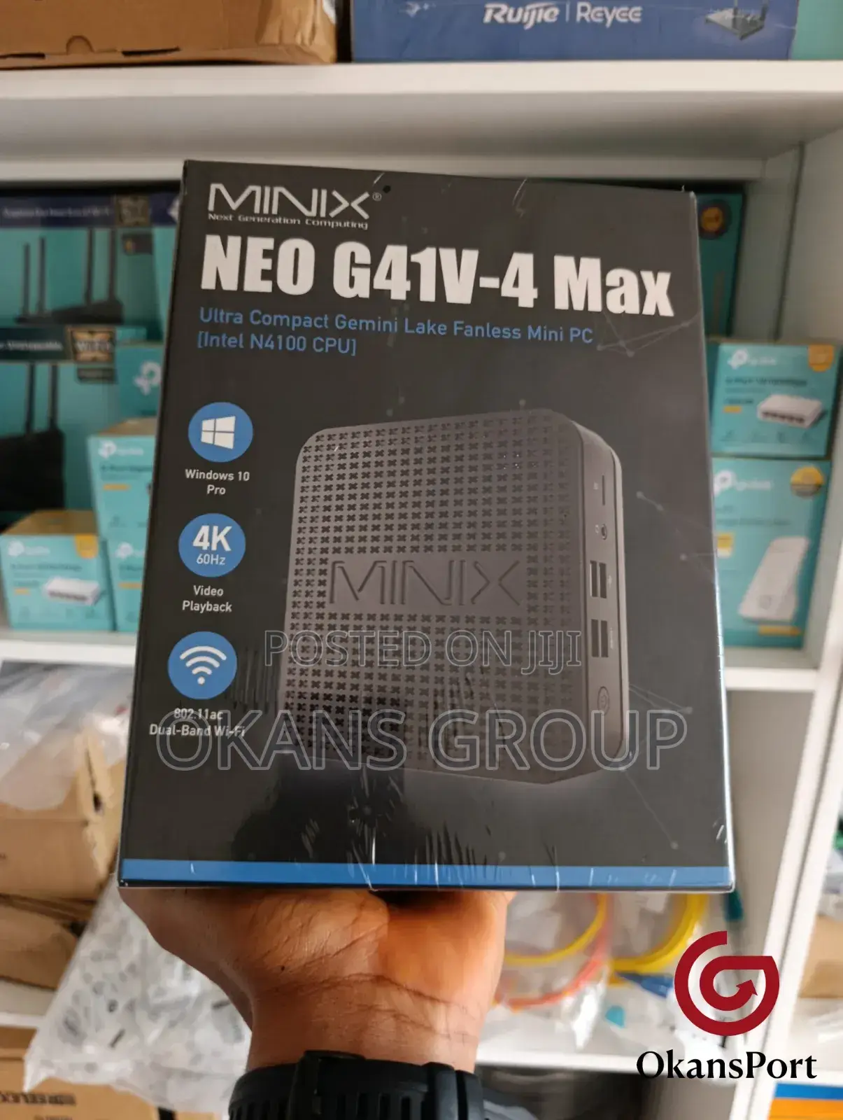 Minix Fanless Mini PC Neo Z83 G4 Z100 Z300 Windows Computer G41v-4 Max
