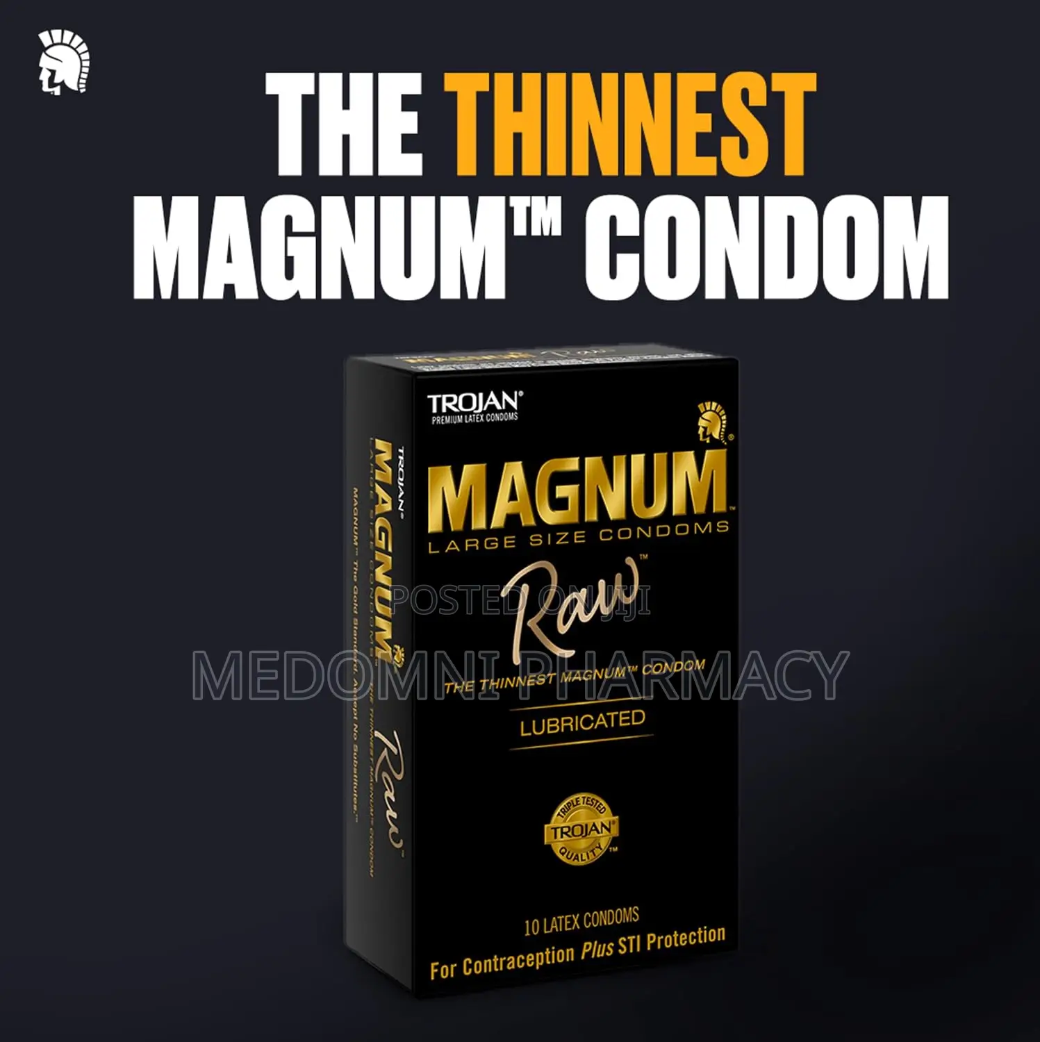 Trojan Magnum Raw Pack 10 Count