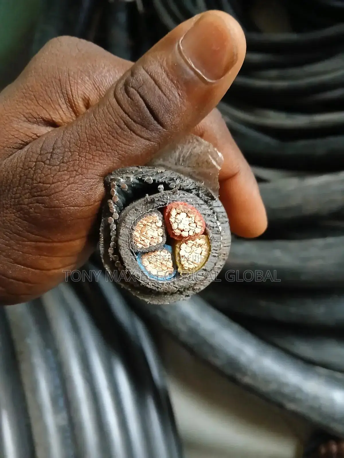 100%copper 25mm 4core Electric Armoured Cable Coleman Original Cooper