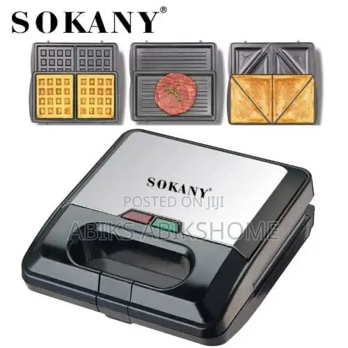 Sokany 3 in 1 Sandwich Maker
