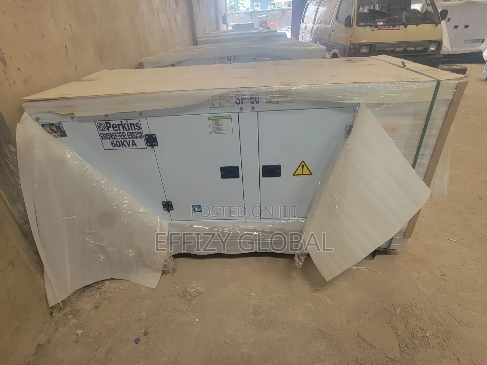 Heavy-Duty 60KVA Perkins Soundproof Diesel Generator 100% Copper