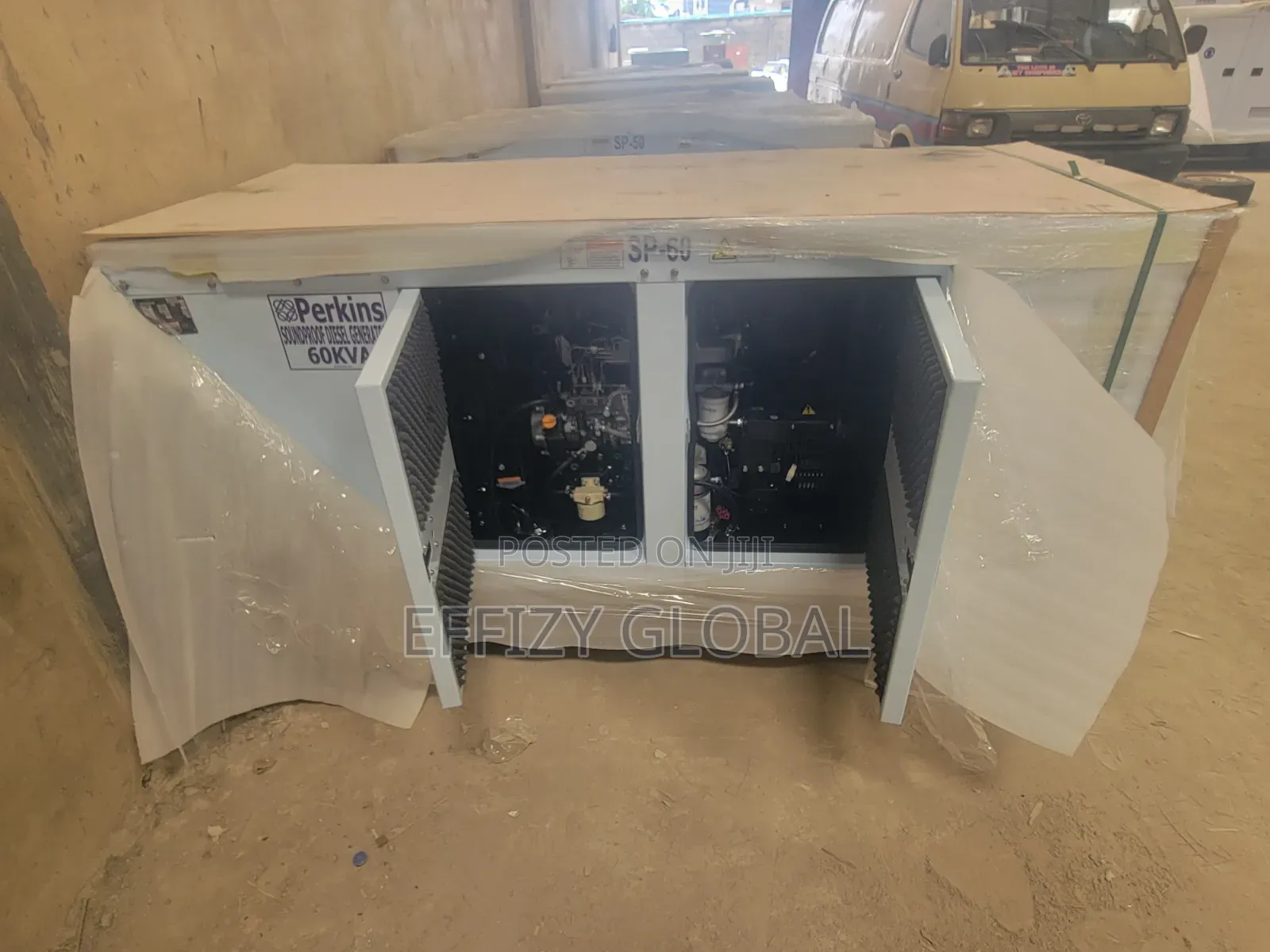 Heavy-Duty 60KVA Perkins Soundproof Diesel Generator 100% Copper