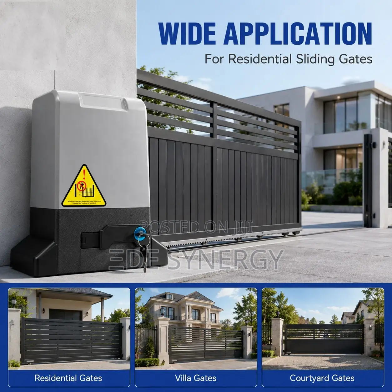 Sliding Gate Opener for Residential and Commercial Property
