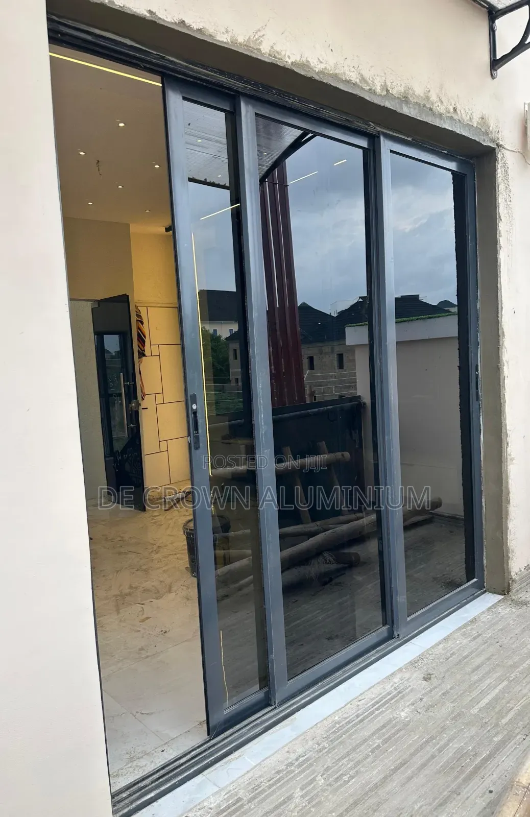 Premium Ghana Sliding Door With Reflective Glass