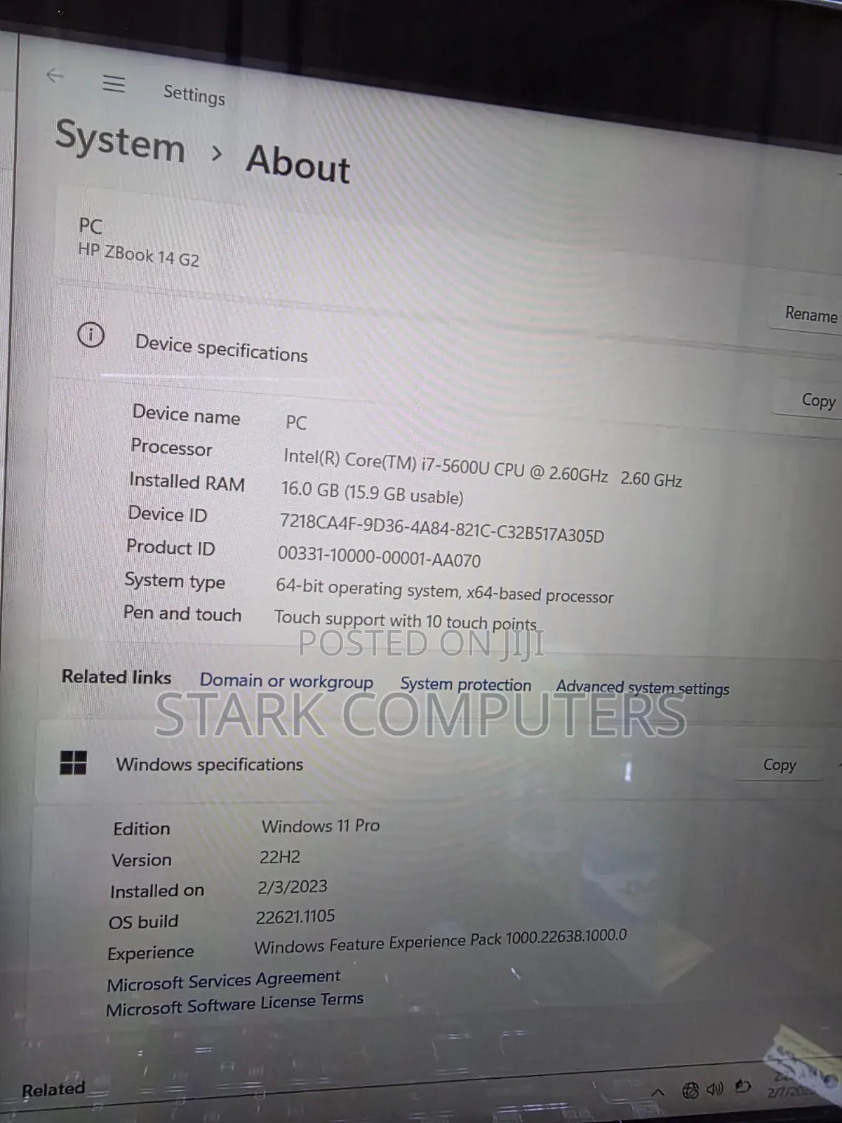 Laptop HP ZBook 14 G2 16GB Intel Core i7 SSD 256GB