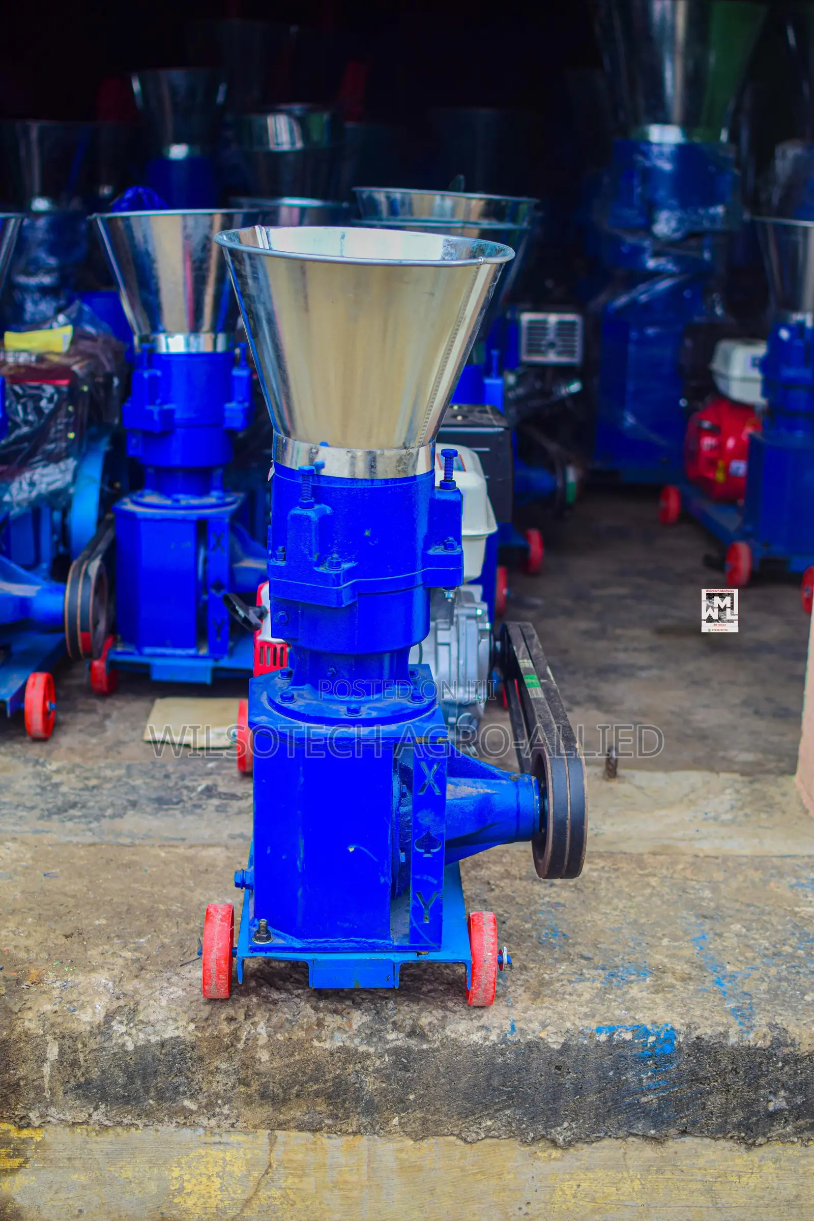 200kg/Hr Pelletizer Machine Powered With Gasoline/Electricity