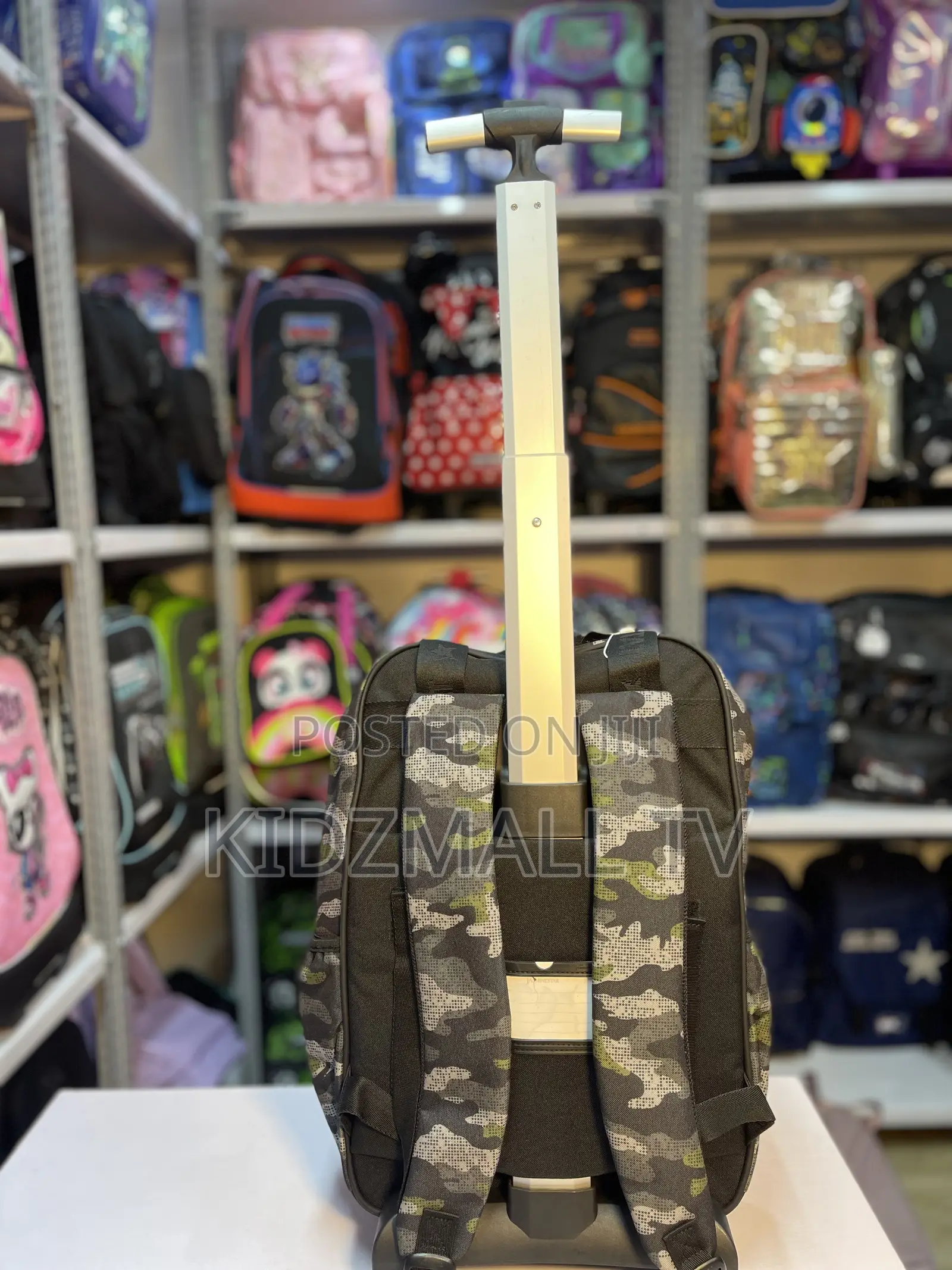Boys 3-in-1 "Airborne Military Camo" Rolling School Bag Set