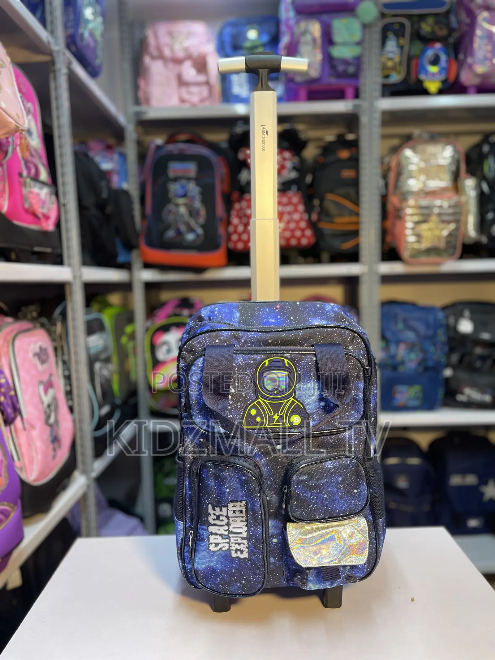 Premium Space Explorer 3-in-1 Trolley School Bag Set