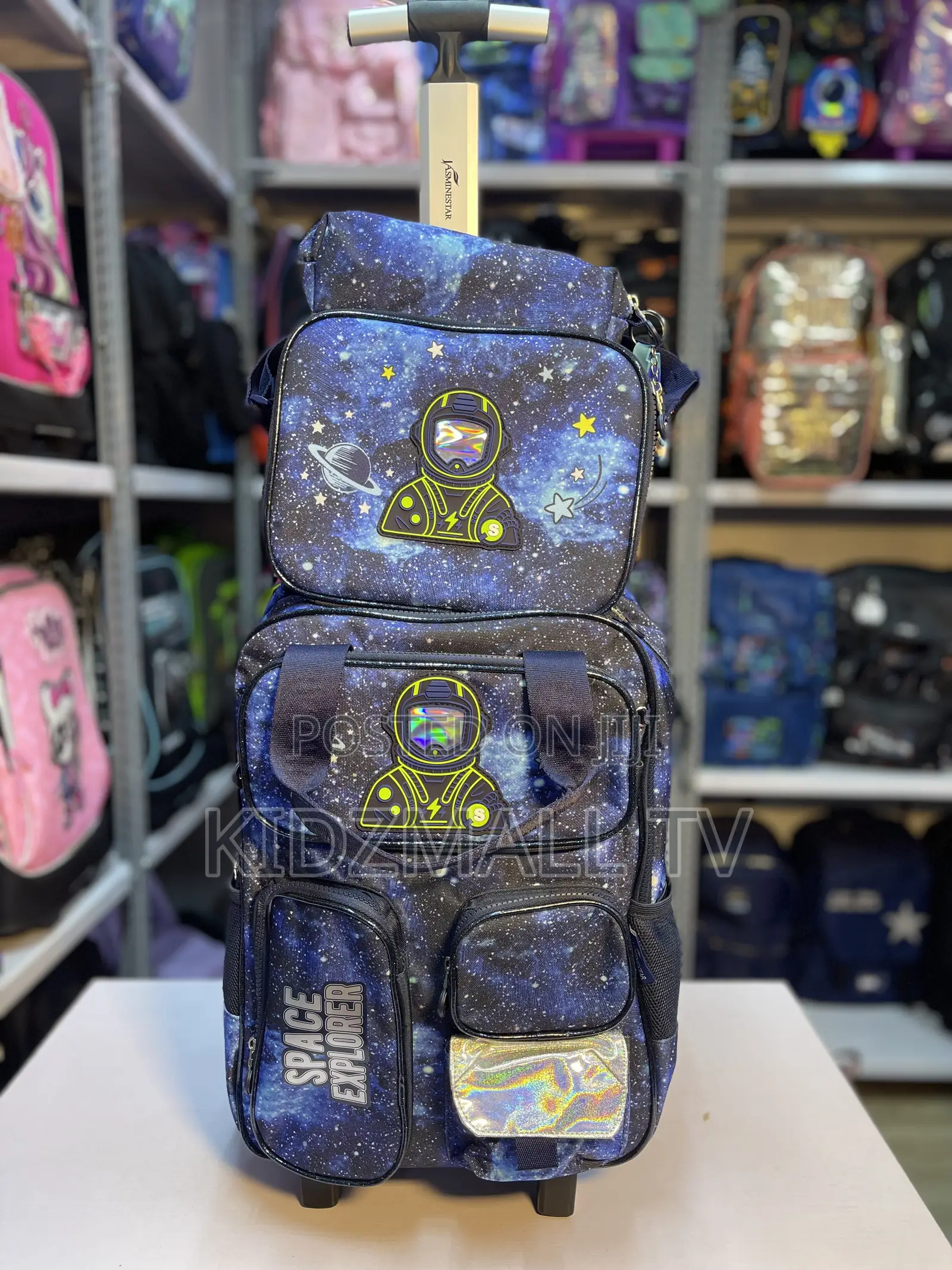 Premium Space Explorer 3-in-1 Trolley School Bag Set